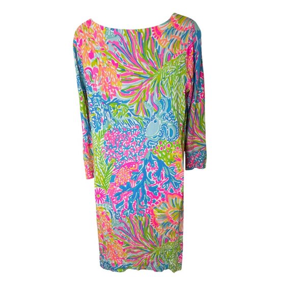 Lilly Pulitzer Womens Sophie Dress Large Rayon/Spandex 3/4 Sleeve Travel Dress - Picture 5 of 6